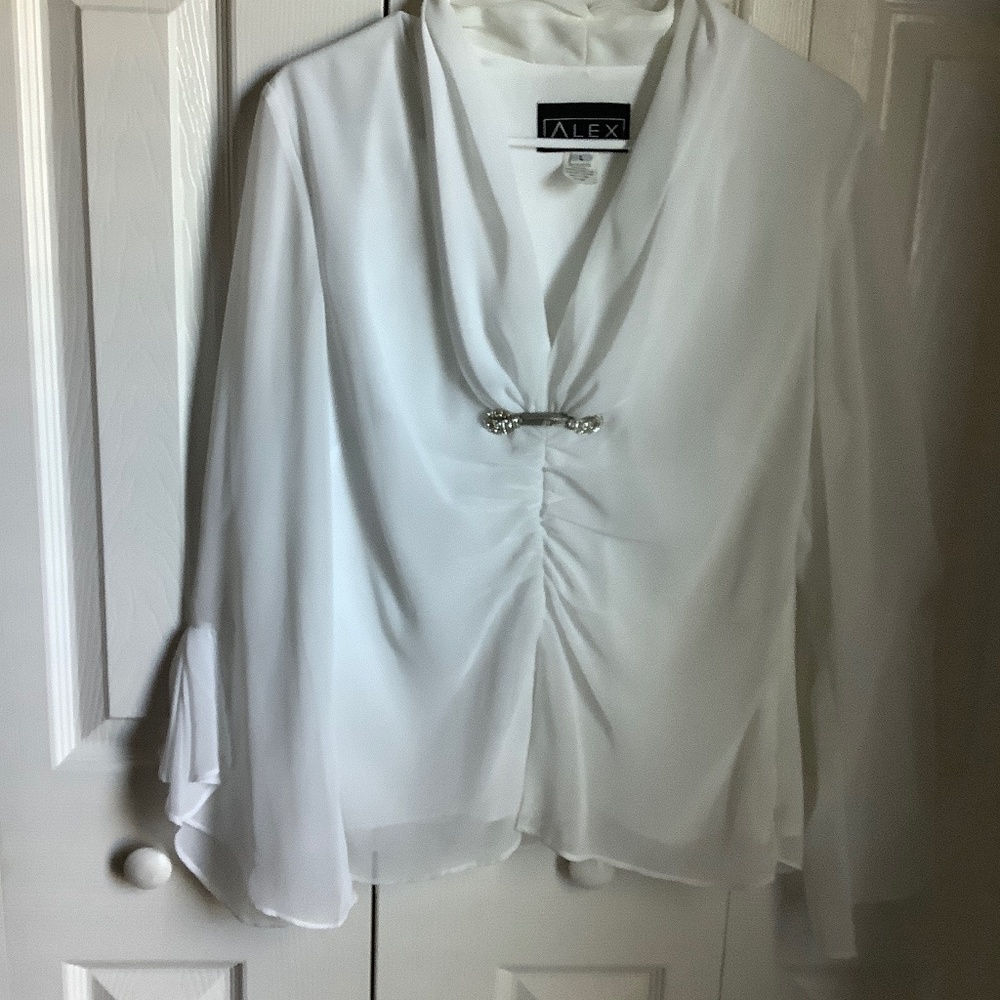 Alex Evenings blouse large